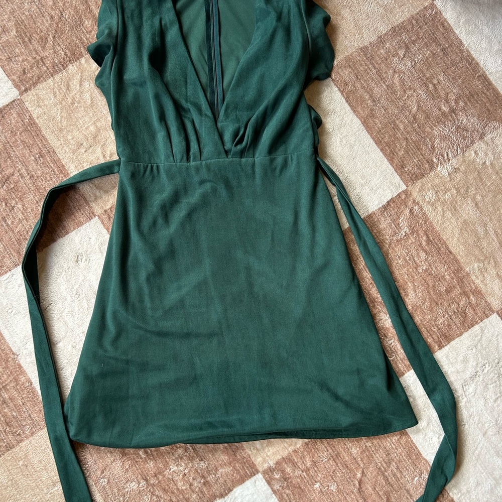 Boutique Jewel tone Green Dress